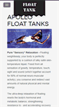 Mobile Screenshot of floattank.com